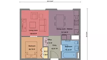 apartamentos - Plano apartamento 